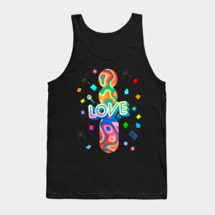 80's Love I love the 80s Tape Party Tank Top